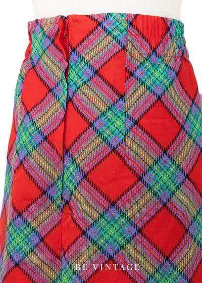 歡樂紅格紋小短裙（26-28"）6