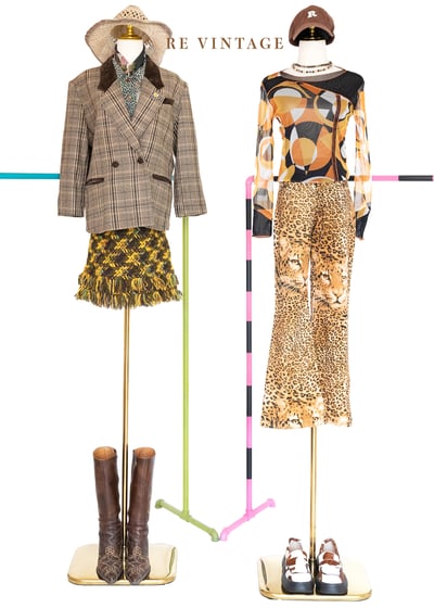 氣質單品 - 日本製 棕綠色的格紋西裝外套2