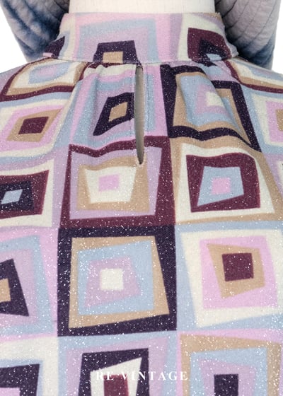 柔霧紫顛倒方形圖騰背心3