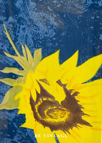 盛夏向日葵 - 海水藍無袖長洋裝13