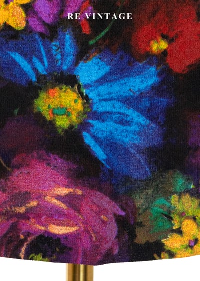 復古花卉色彩記憶短裙（29"）6