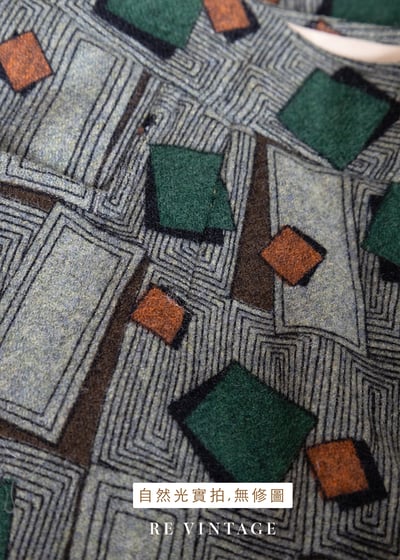 顛倒方塊不倒翁毛呢直筒褲（27"）11