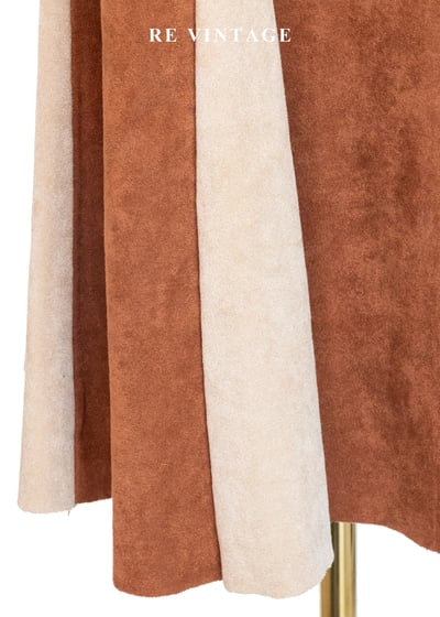 溫潤南瓜橘拼色洋裝12