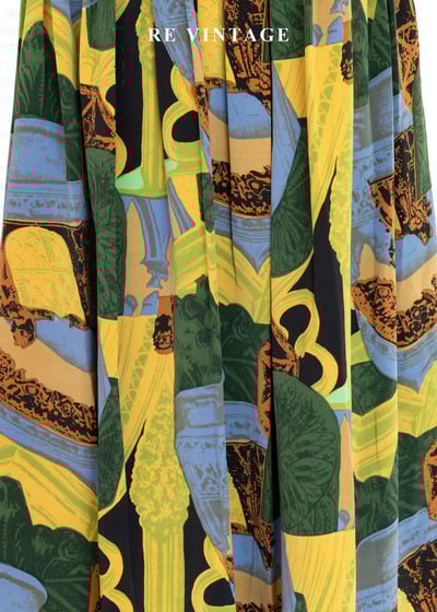 歐式熱帶植物與切割庭園長裙（27-28"）5