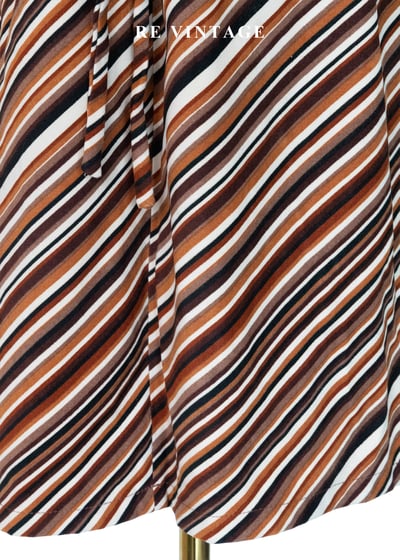 焦糖可可斜紋修身洋裝13