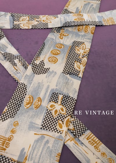 畫冊拼貼手繪花朵色塊領帶9