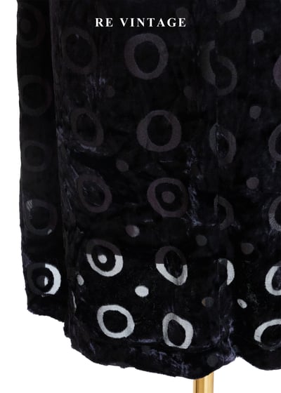 圓的哲學 - 紫光絨布長洋裝16