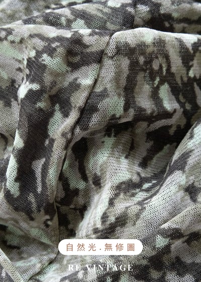 抽象墨染迷彩長版上衣12