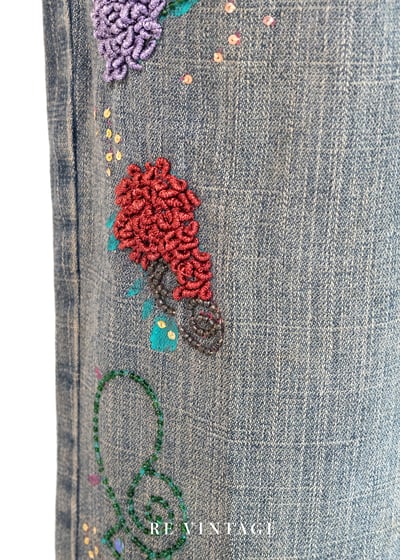 Deep Green 帥氣刷色直筒牛仔褲13