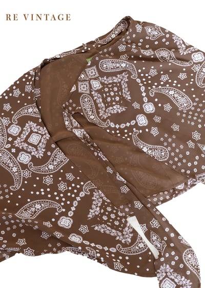 深棕色變形蟲一片裙（24-26"）5