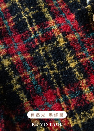 日本製 - 巴黎秋天明亮格紋西裝外套15