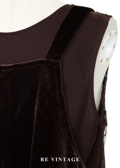 香港製 - 泰迪熊熊深棕毛絨大口袋連身長洋裝15