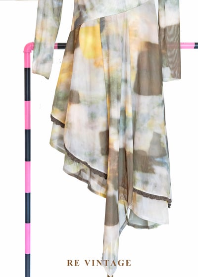 模糊邊界迷幻渲染扭結洋裝13