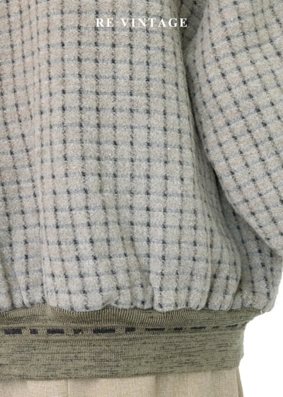 Brown Rice 微縮小方格毛呢夾克外套11