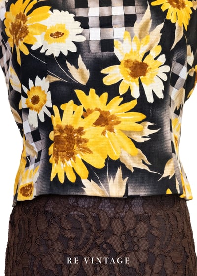 棋盤上の向日葵小畫家背心3