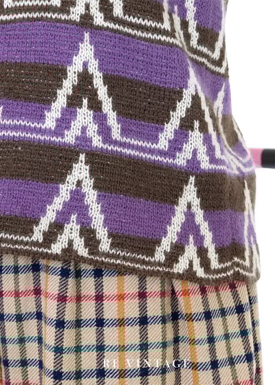 白白小山線條毛料針織背心5