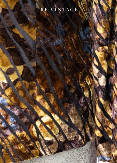 Royal Princess 金黃橘色絨布透膚上衣10