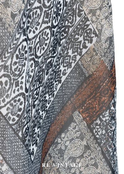 波希米雅迷幻拼接圖騰長裙（26-30"）10