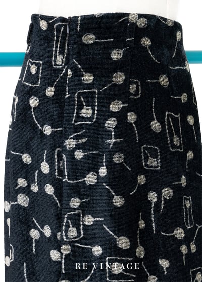 棒棒糖水中游毛巾布長裙（26")8