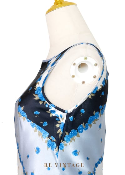 冰藍小夜曲緞面迷你洋裝9