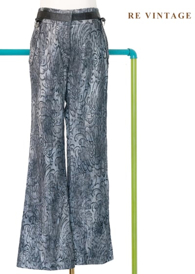 灰墨花影帥氣長褲（28"）1