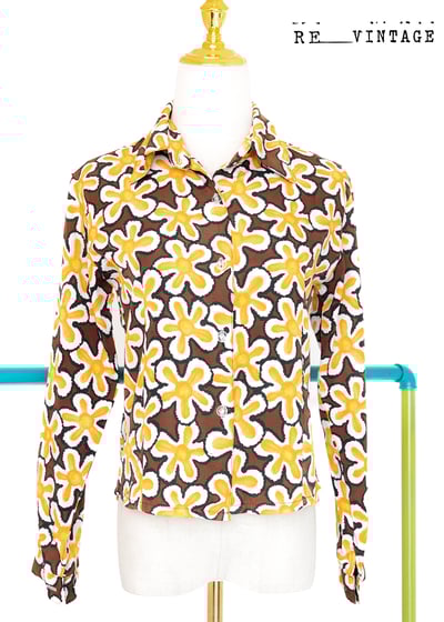 五葉黃花滿滿可愛襯衫10
