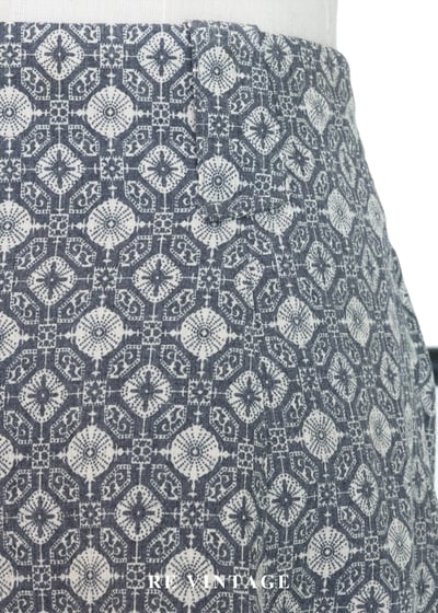 Light Gray 幾何塔羅傘狀長裙（25"）10