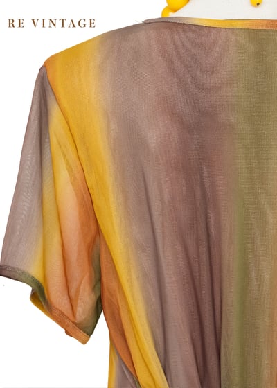 大地與火的漸層能量長洋裝15