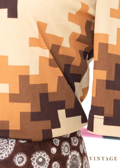 橘棕色疊疊樂小上衣5