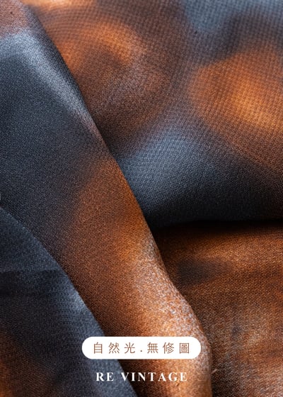 煙灰琥珀如夢似幻圖騰洋裝15