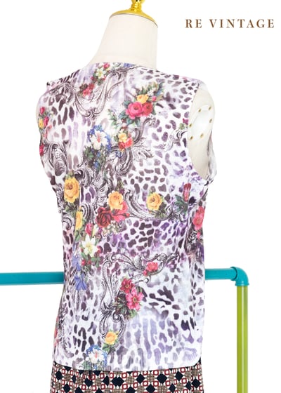 玫瑰花園裡的小豹寶貝薄款針織背心7