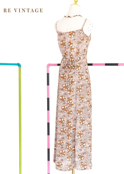 Maple Sugar 色花花們細肩帶長洋裝9