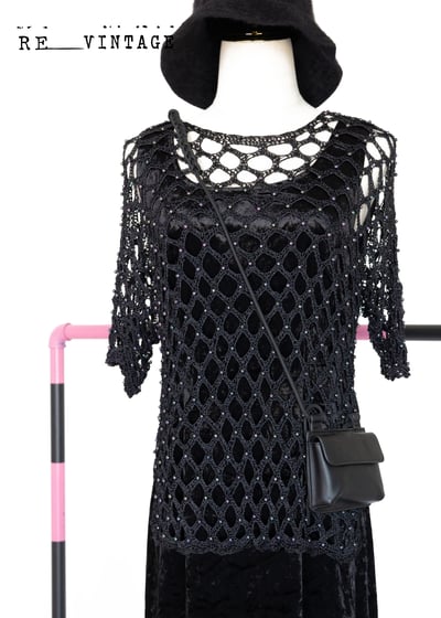 珠光金龜子網狀罩衫1