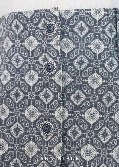 Light Gray 幾何塔羅傘狀長裙（25"）5