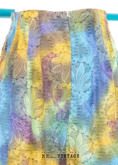 彩虹色暈染五分短褲（26"）6