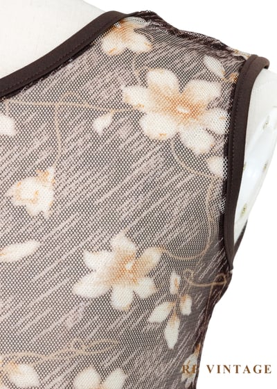 流星花朵透膚背心9