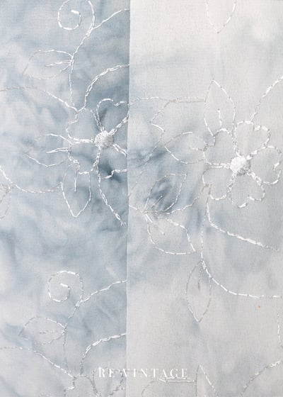 美國製 - 雲幕白花層層美裙（27-31"）15