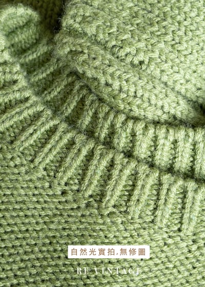 Jelly Green 四片幸運草簍空針織上衣15