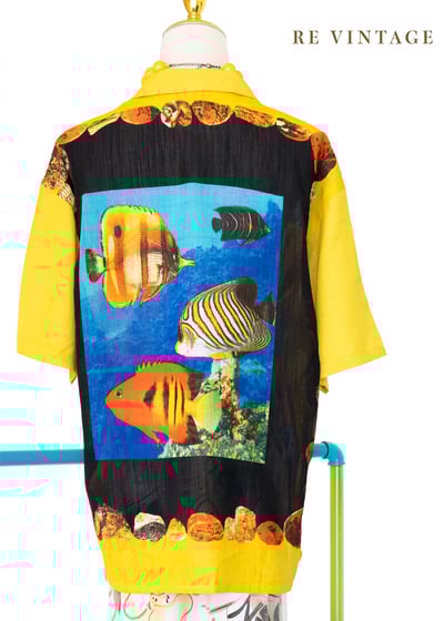 魚兒魚兒熱帶水族箱襯衫12