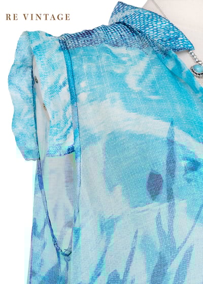 海霧與浪花的藍色旅程洋裝8