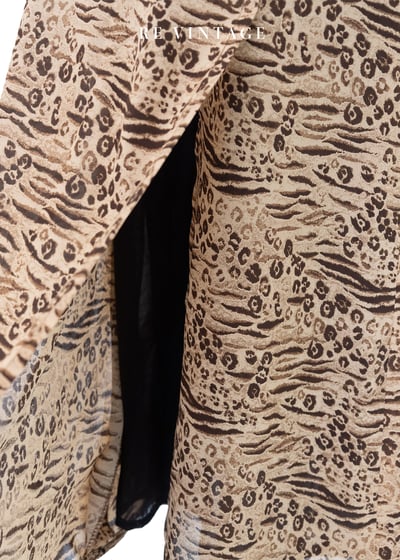 Mixed Animal Print 中長裙（24"）5