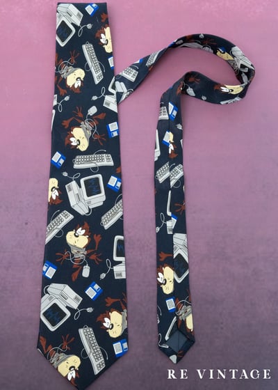 Taz 的炫風電腦日記領帶5