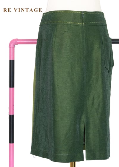 套裝裙子 -森之呼吸 。雙色拼接短裙（26"）8