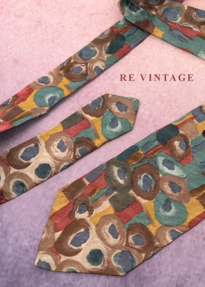 繽紛圓圓堆疊領帶1