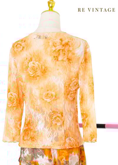 Melon 玫瑰珠珠鏈上衣11