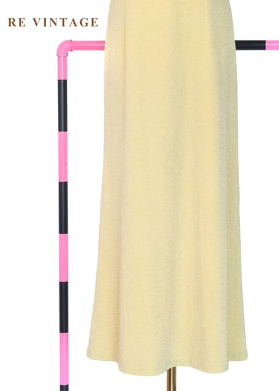 質感單品 - 淡黃的慢半拍時刻閃亮洋裝4