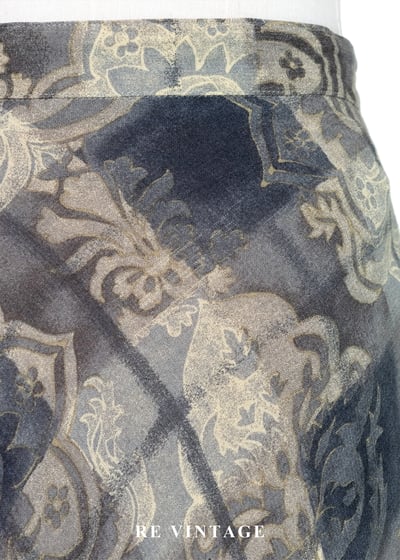 陰天雲端漫步菱格紋長裙（24"）11