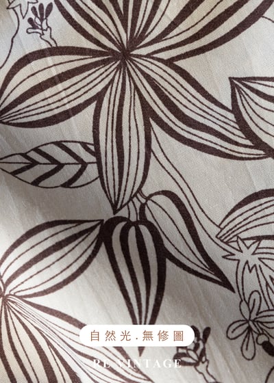 信紙上的植物速寫低腰寬版褲13