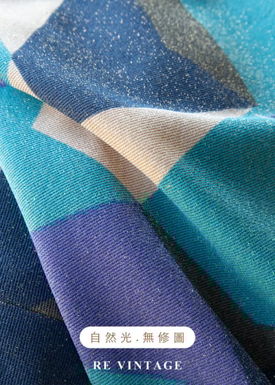 藍系碎片記憶及膝裙（25"）10