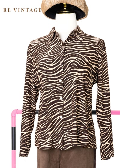 愛吃巧克力的小斑馬好質感上衣1